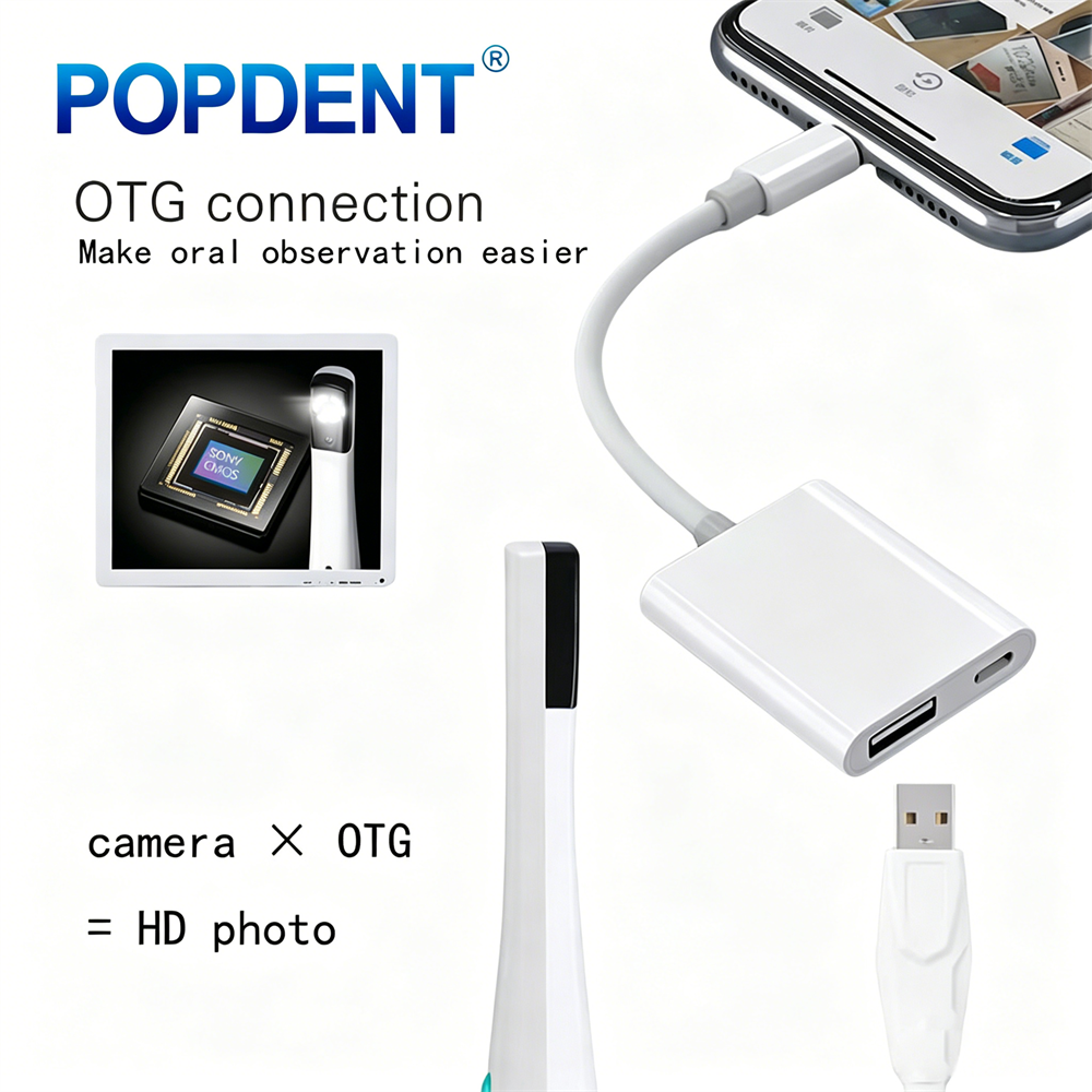POPDENT  Dental Intra Oral Camera USB Digital Imaging Intraoral Endoscope 6 LED