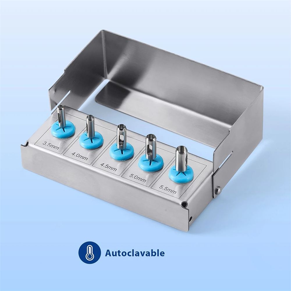 5Pcs/set Dental Implant Tissue Punch Dental Tools