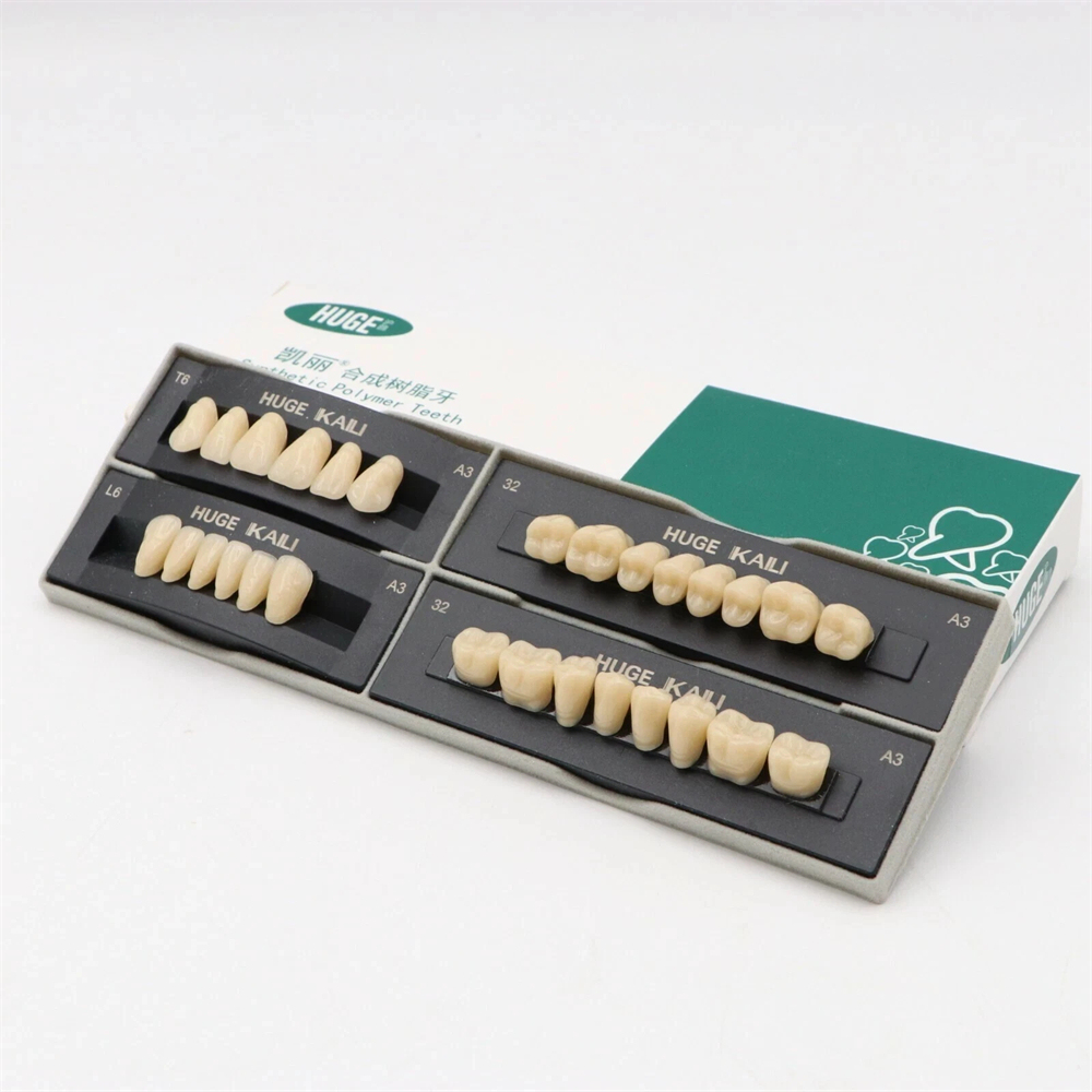 28Pcs/Set HUGE Dental Acrylic Resin Denture False Synthetic Teeth A1/A2/A3, T4/T6/T8