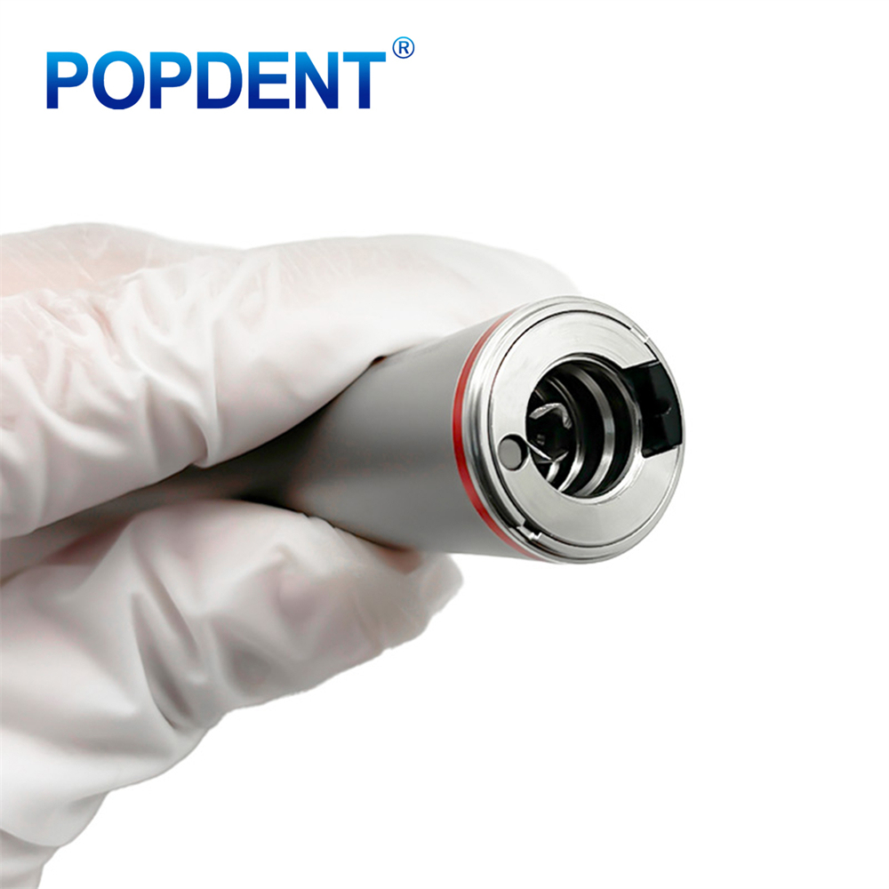 POPDENT Dental 45 Degree 1:4.2 Increasing Fiber Optic Electric Contra Angle Handpiece
