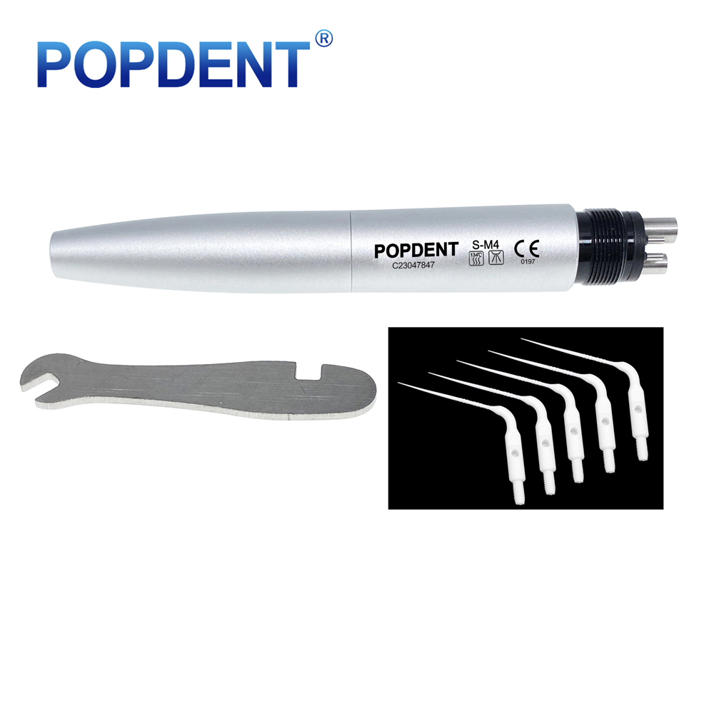 POPDENT Dental Ultrasonic Air Perio Scaler Handpiece Hygienist 2/4Hole