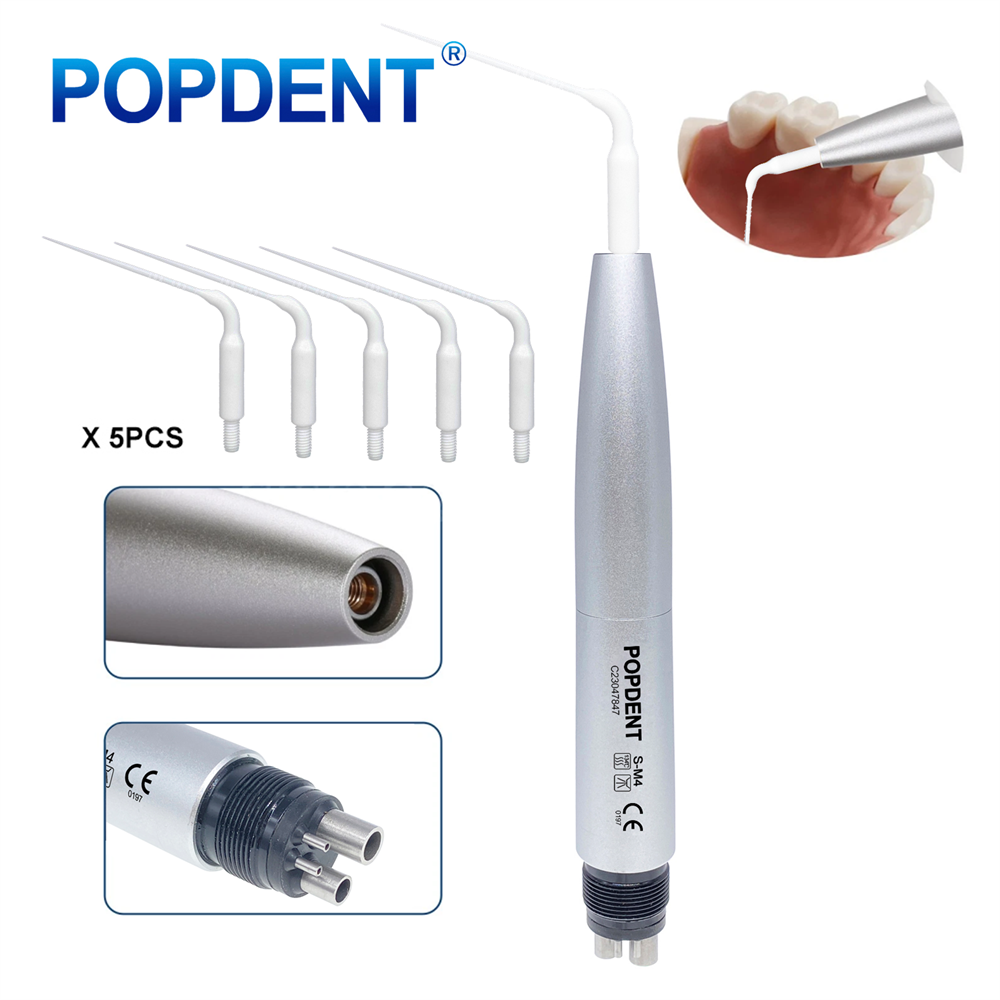 POPDENT Dental Ultrasonic Air Perio Scaler Handpiece Hygienist 2/4Hole