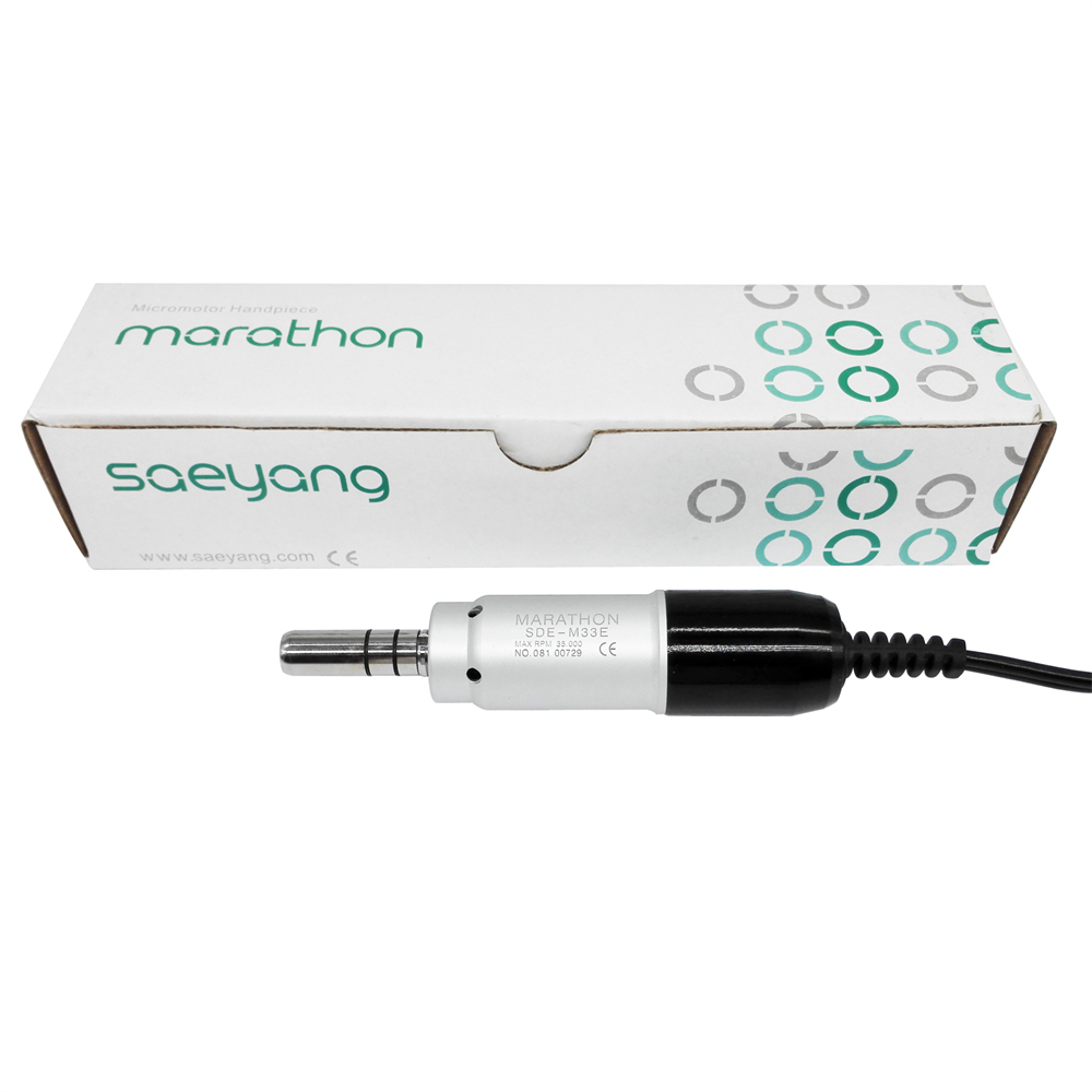 Dental Lab Marathon Electric Micromotor Polisher Unit / 35/45K RPM Handpiece