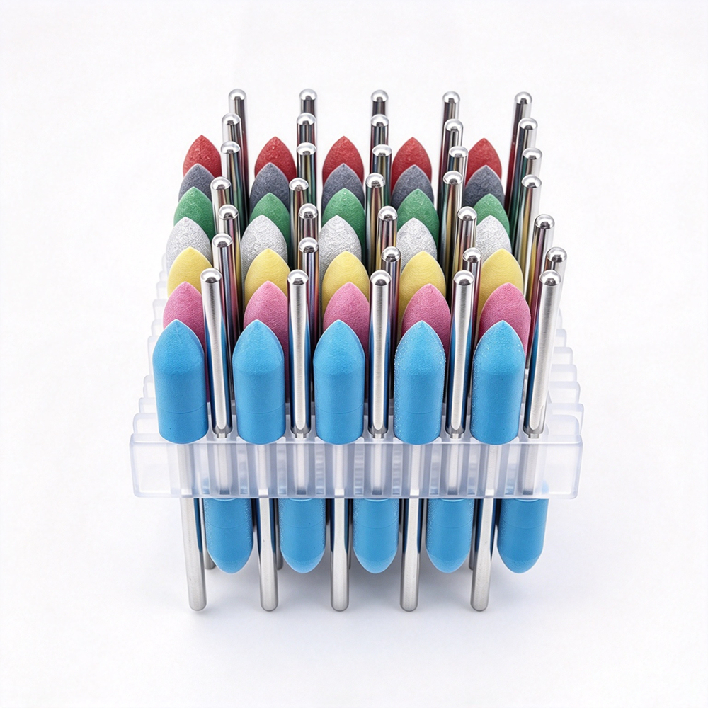 50pcs Dental polishing 2.35mm dental silicone Rubber polishers burs