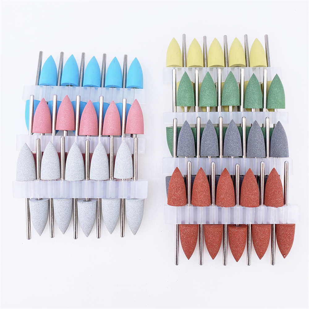 50pcs Dental polishing 2.35mm dental silicone Rubber polishers burs