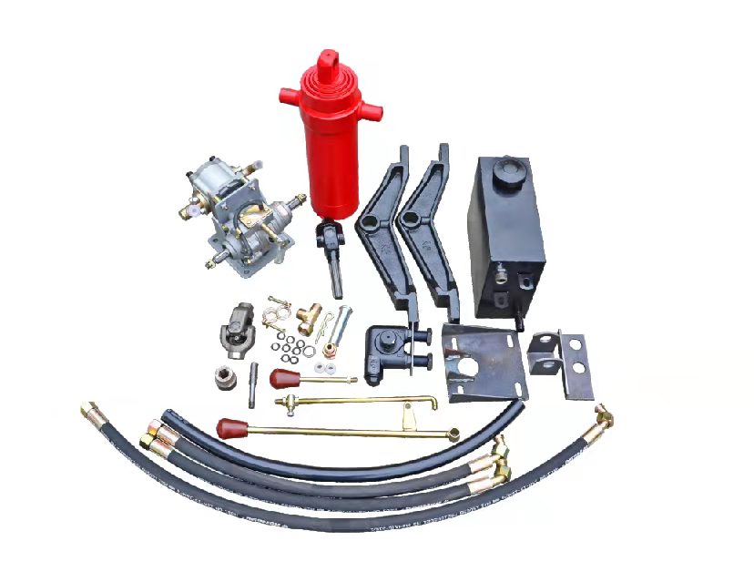 Single cylinder hydraulic dump