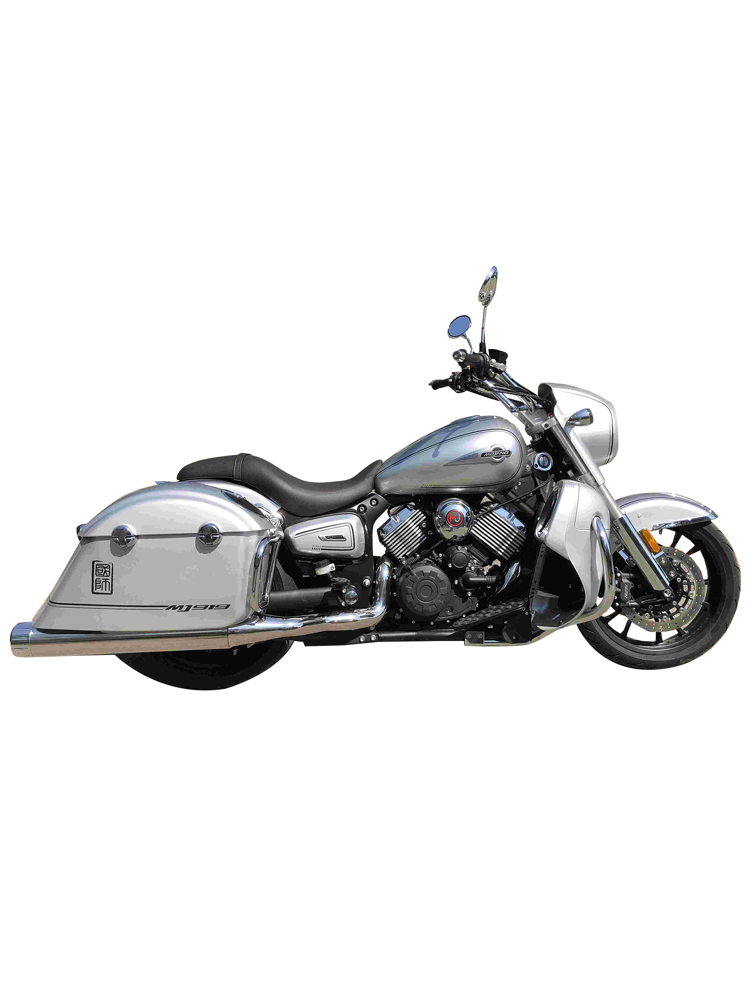 800cc V-Twin-Cylinder Liquid-Cooled Eight-Valve Asynchronous Engine/City Motorcycle/Cruising Motorcycle