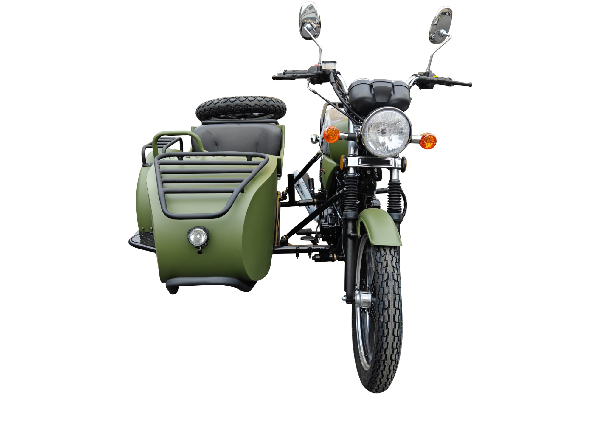 200cc Air-Cooled Engine/2024 New Side Three-Wheel Motorcycle/Sidecar