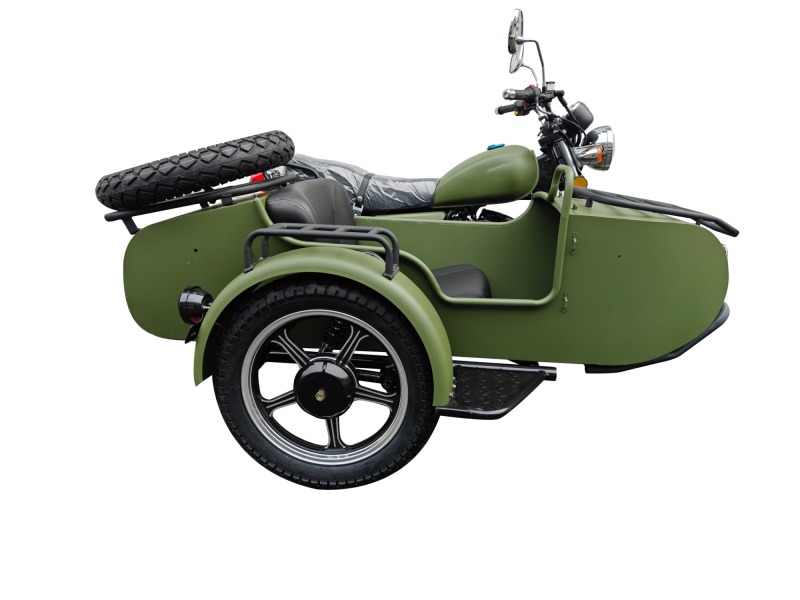 200cc Air-Cooled Engine/2024 New Side Three-Wheel Motorcycle/Sidecar