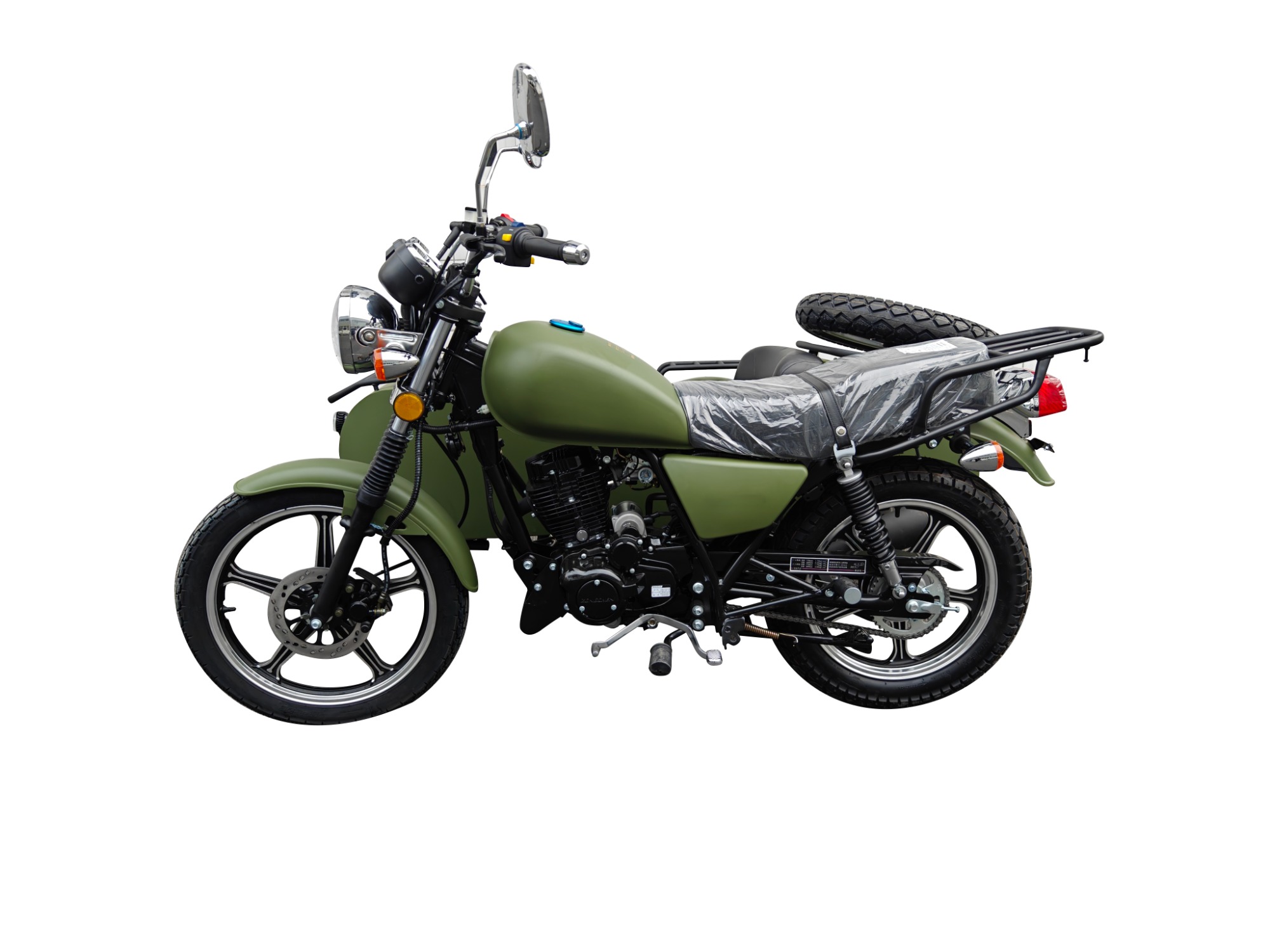 200cc Air-Cooled Engine/2024 New Side Three-Wheel Motorcycle/Sidecar