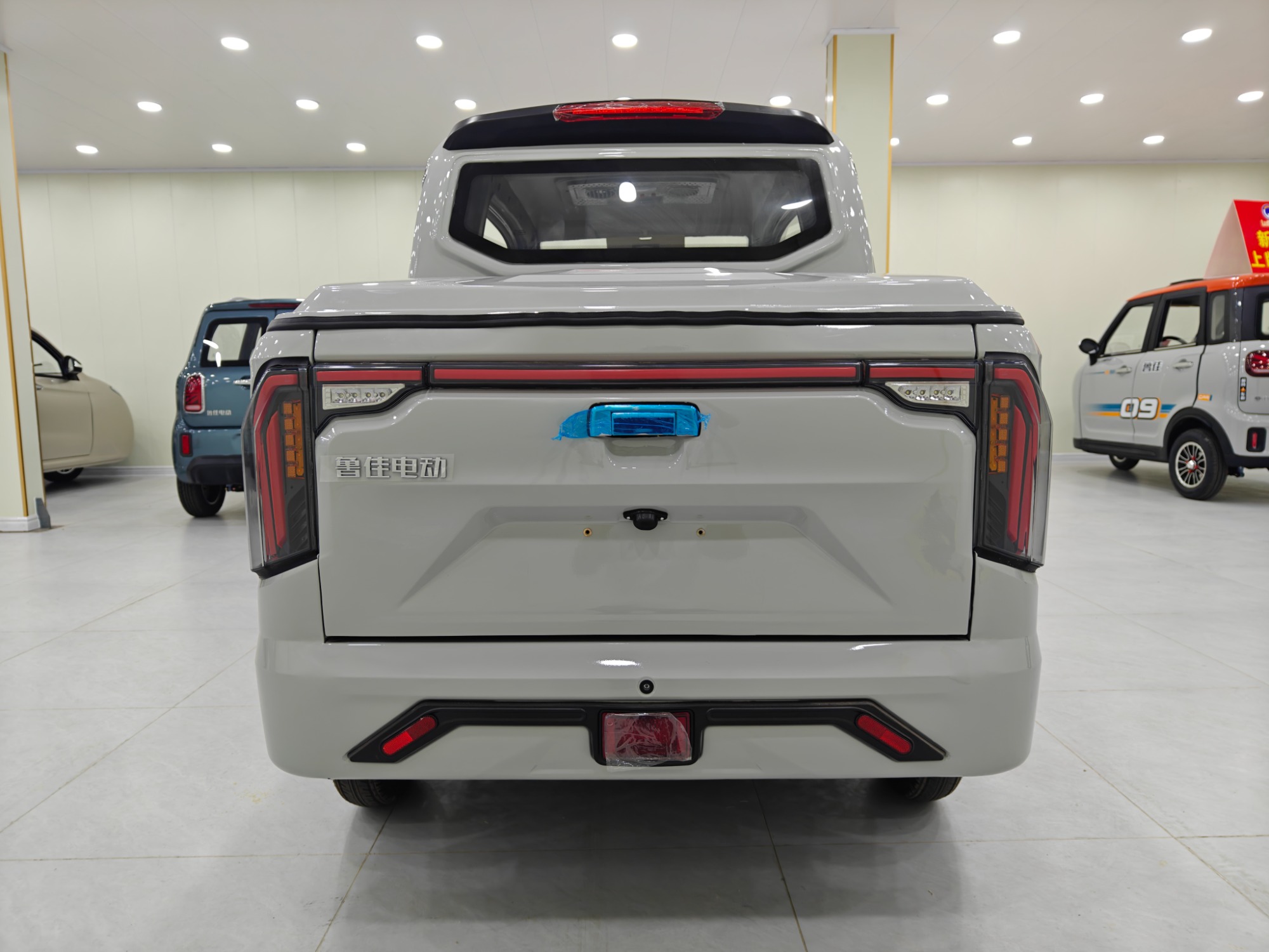Enclosed Electric Cargo Motorcycle with Cab, Electric Pickup Truck