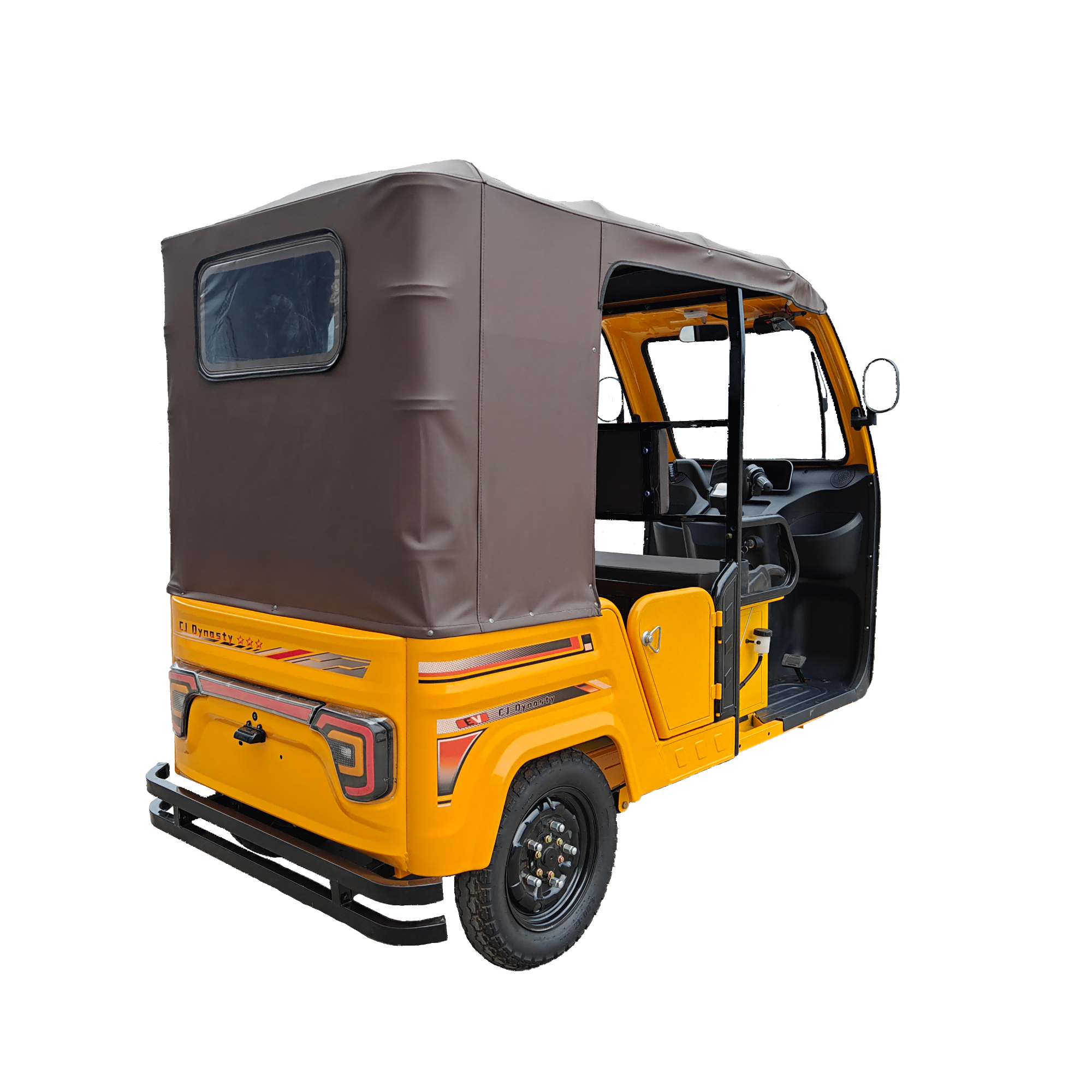 2024 High Quality Electric Tricycle Electric Taxi Long Distance Tuk Tuk
