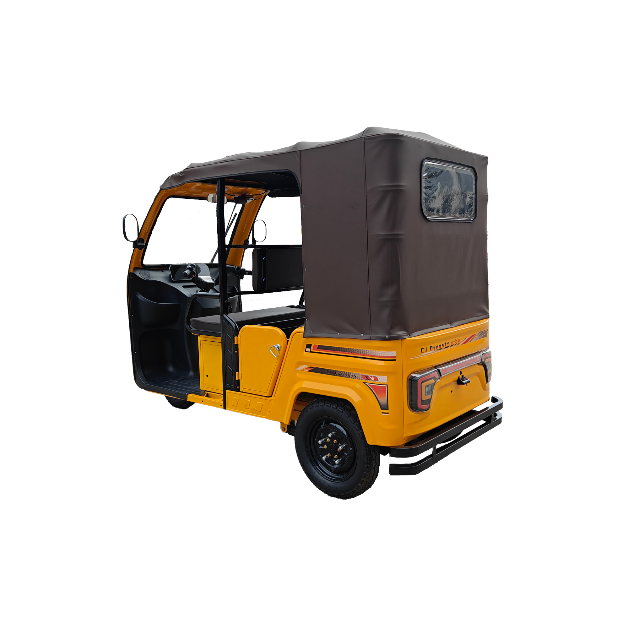 2024 High Quality Electric Tricycle Electric Taxi Long Distance Tuk Tuk