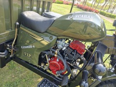 Durable 300cc Gasoline Cargo Tricycle for International Buyers with One-Arm Four-Spring Hydraulic Shock Absorber