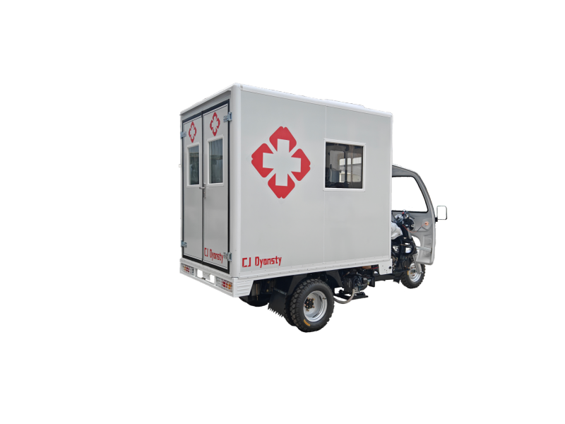 350cc Multi-Functional Three-Wheel Ambulance, Can Accommodate Ambulance Beds and Simple Medical Equipment