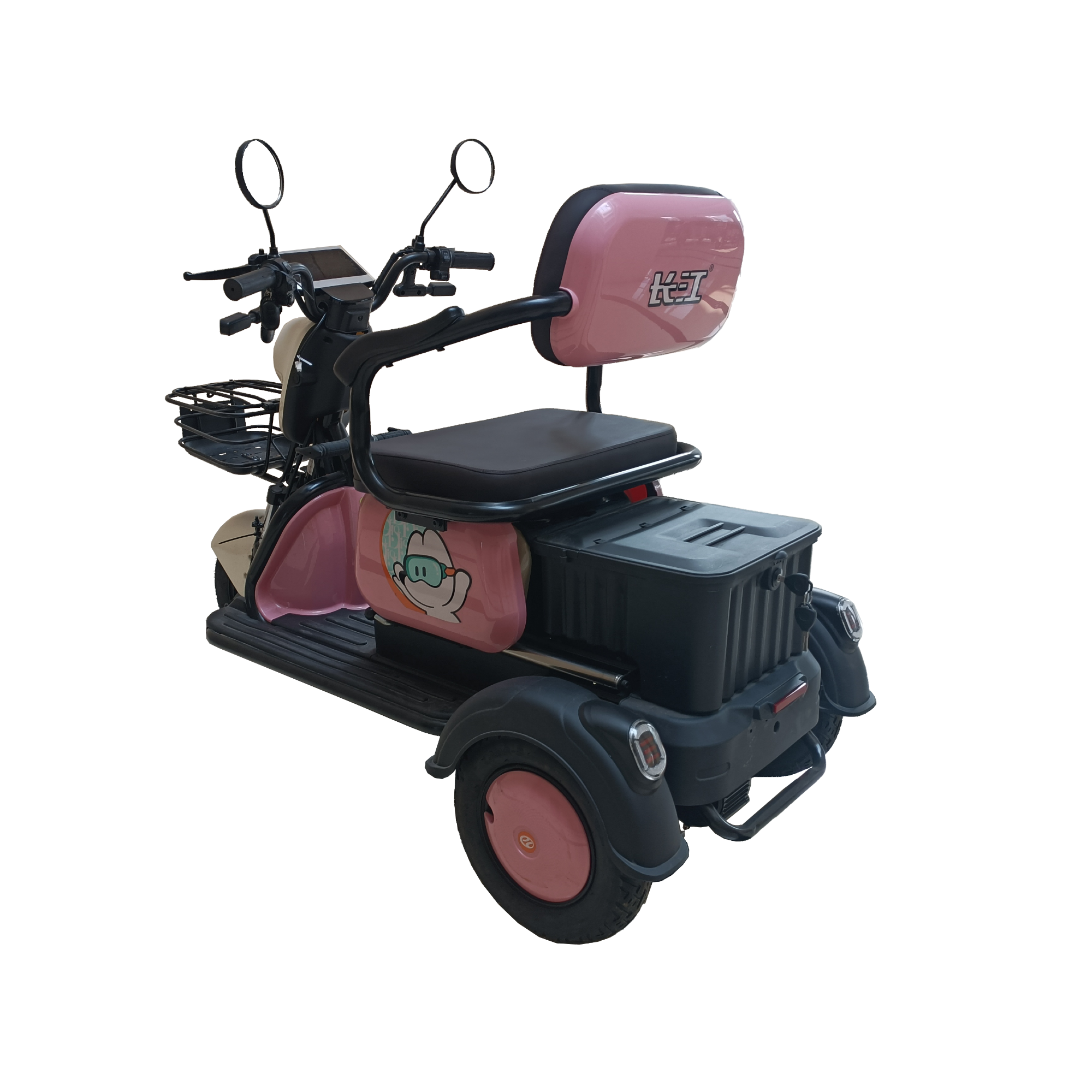 Small Adjustable Seat Leisure Electric Three-Wheel Scooter Adult Pick-up Children Electric Car