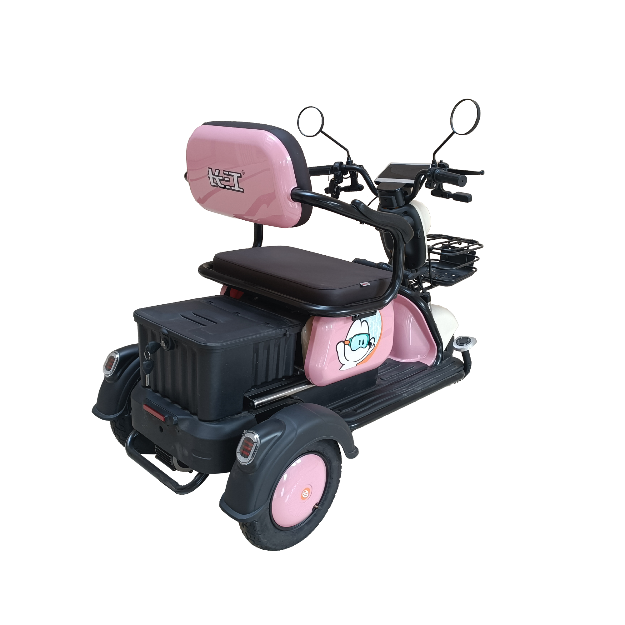 Small Adjustable Seat Leisure Electric Three-Wheel Scooter Adult Pick-up Children Electric Car