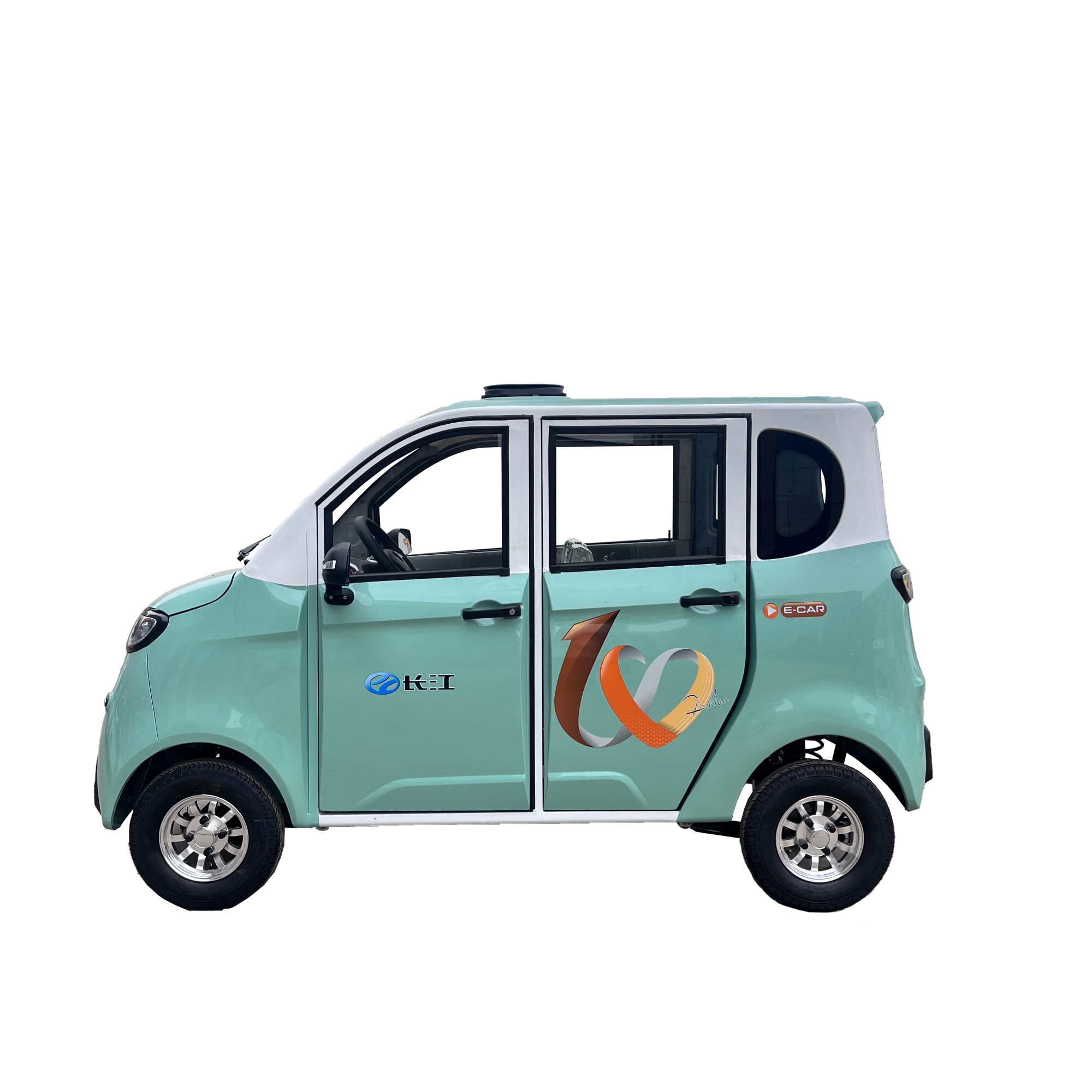2025 New Stylish Four-Wheel Cabin Mini Electric Car