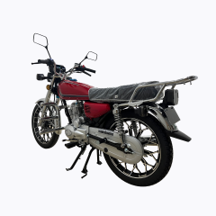 150cc Air-Cooled Small Gasoline Motor Vehicle, Urban Commuting Red Two-Wheeled Motorcycle