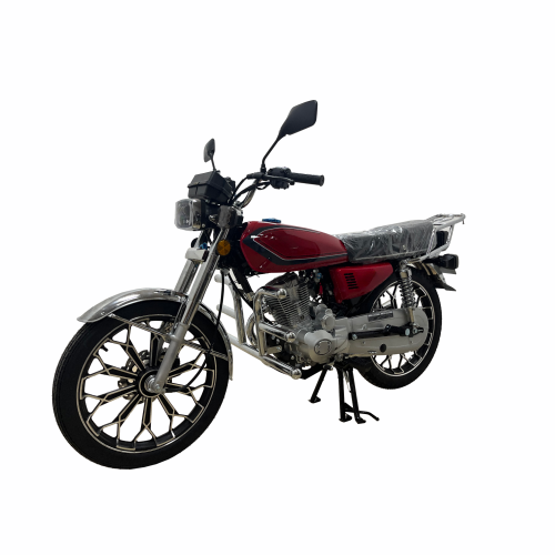 150cc Air-Cooled Small Gasoline Motor Vehicle, Urban Commuting Red Two-Wheeled Motorcycle