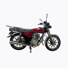 150cc Air-Cooled Small Gasoline Motor Vehicle, Urban Commuting Red Two-Wheeled Motorcycle