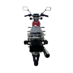 150cc Air-Cooled Small Gasoline Motor Vehicle, Urban Commuting Red Two-Wheeled Motorcycle