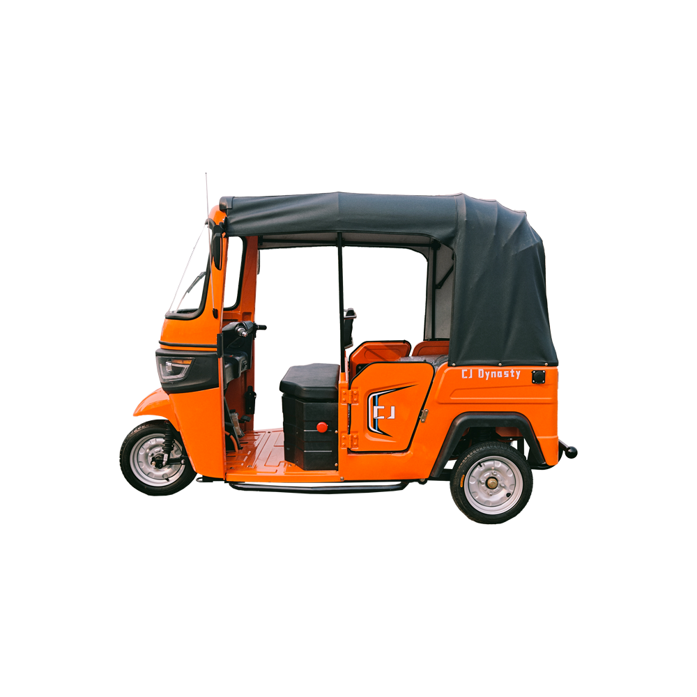 2025 New Design TVS BAJAJ Electric Passenger Tricycle Tuktuk with 3000W Motor