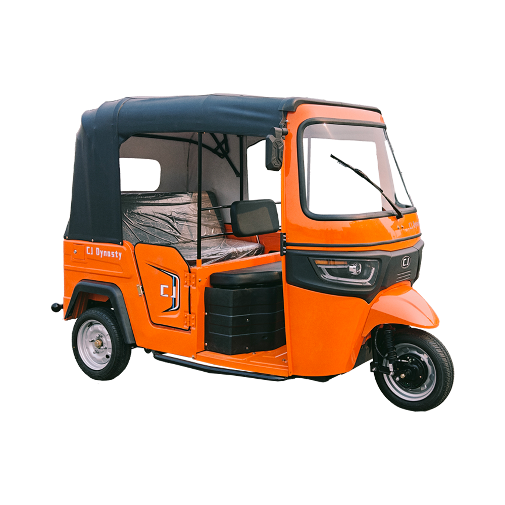 2025 New Design TVS BAJAJ Electric Passenger Tricycle Tuktuk with 3000W Motor