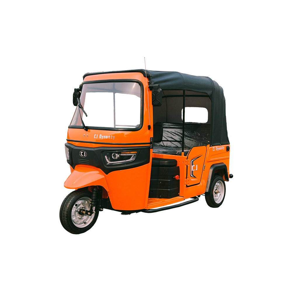2025 New Design TVS BAJAJ Electric Passenger Tricycle Tuktuk with 3000W Motor