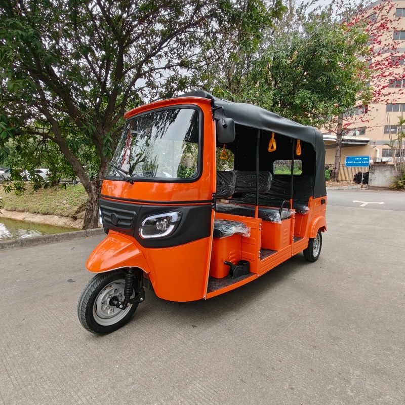 2025 Cj-Dynasty 4000W Motor Electric Tuk Tuk Tricycle -9-Seat Version for Aldult