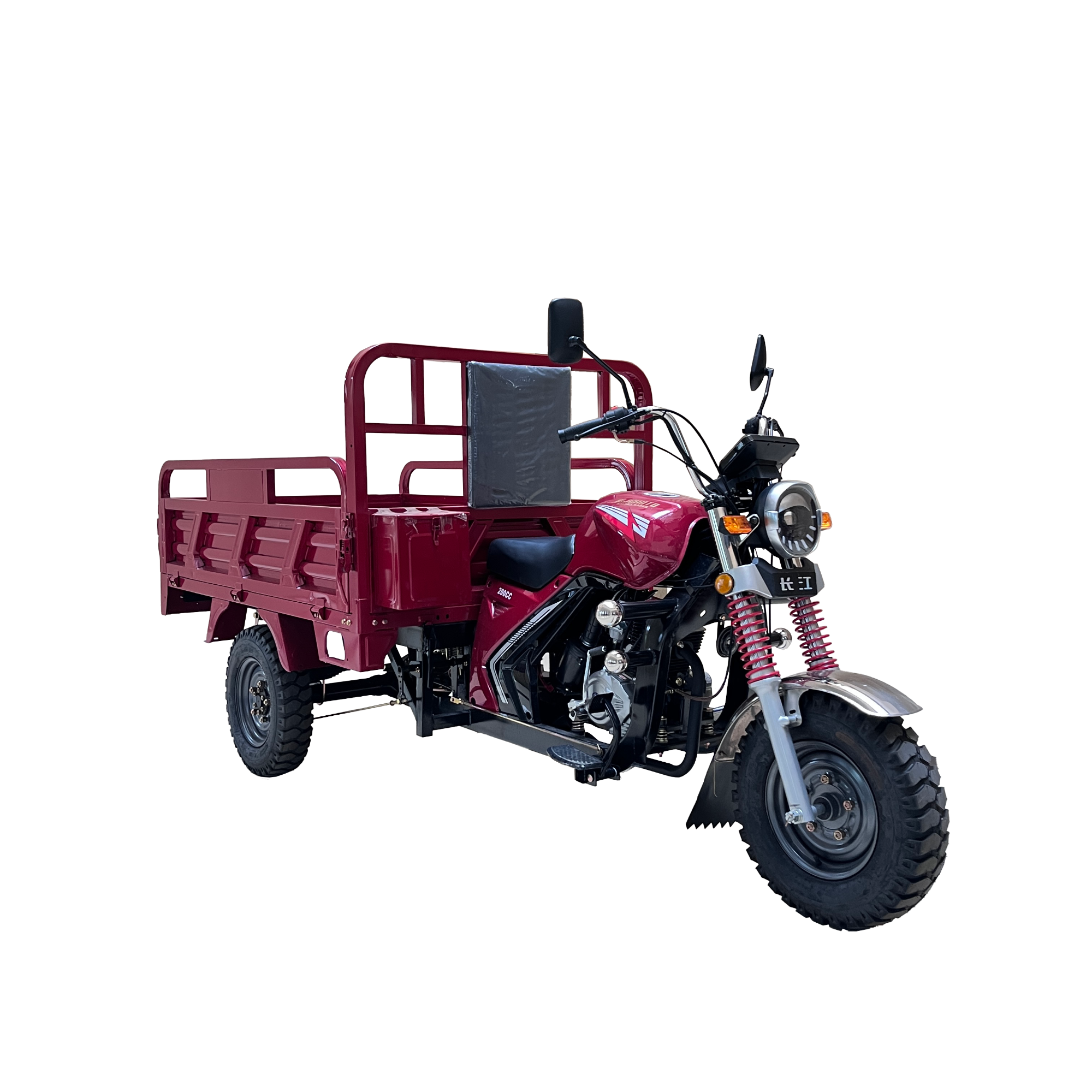 200cc Air-Cooled Adult Three-Wheel Cargo Motorcycle Agricultural Tricycle
