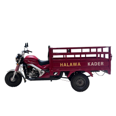New 200cc Petrol Tricycle for Commercial Agricultural Transport with Large Storage Box