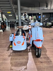 2025 New Style Stylish Small Two-Seater Tricycle Sidecar
