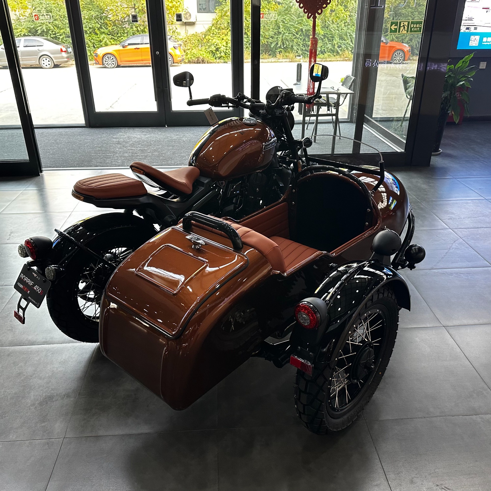 Changjiang 2026 New Upgraded 450cc Sidecar Motorcycle Available in Multiple Colors