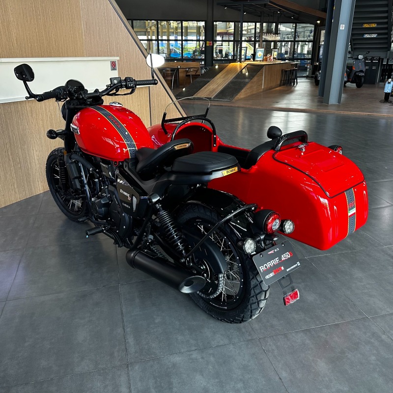 Changjiang 450cc Update Cradle Shock Absorption Sidecar 3 Wheels Motorcycle