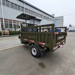 200cc Water-Cooled Gasoline Cargo Tricycle with Sunshade Maximum Load Capacity 1500kg