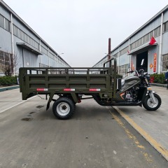 300cc Heavy-Duty Cargo King Four-Wheel Hydraulic Self-Unloading Tricycle Motorcycle Warehouse Dock Daily Freight Tricycle