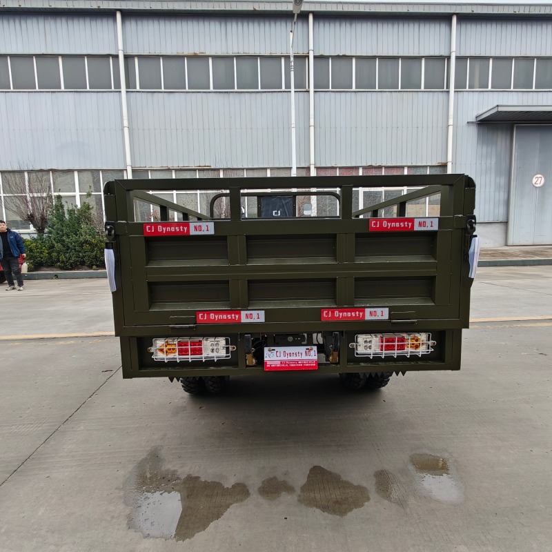 300cc Heavy-Duty Cargo King Four-Wheel Hydraulic Self-Unloading Tricycle Motorcycle Warehouse Dock Daily Freight Tricycle