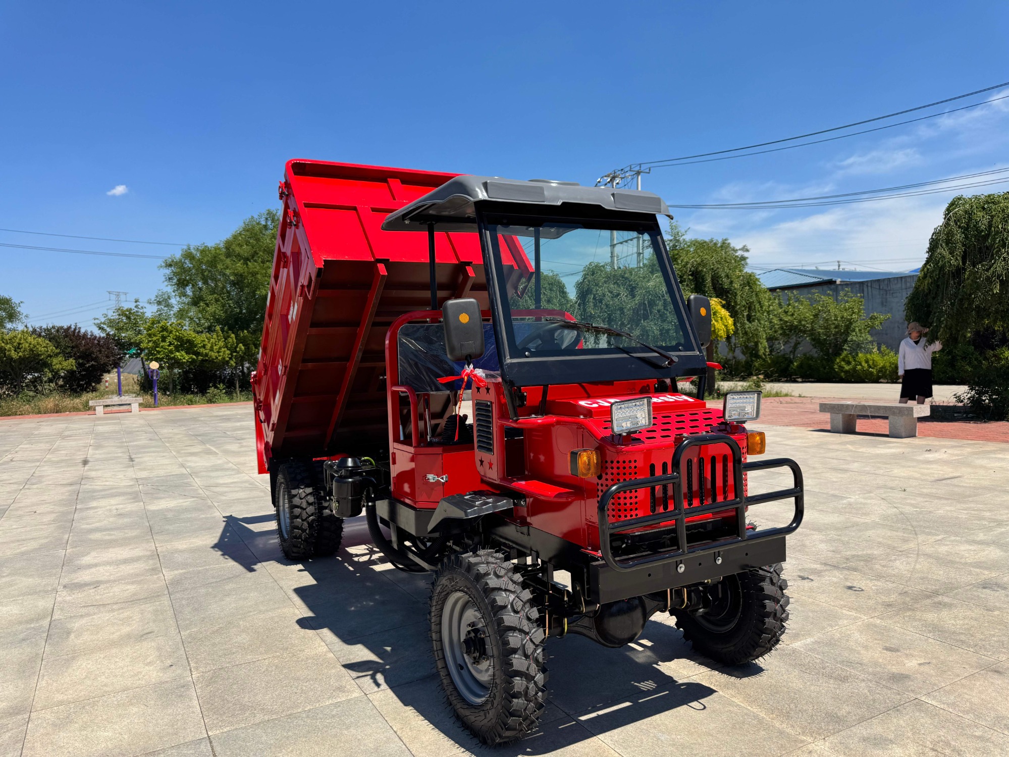 Hot-Selling 25HP Four-Wheel Diesel-Powered All-Terrain Vehicle, Popular ATV with Automatic Transmission in China