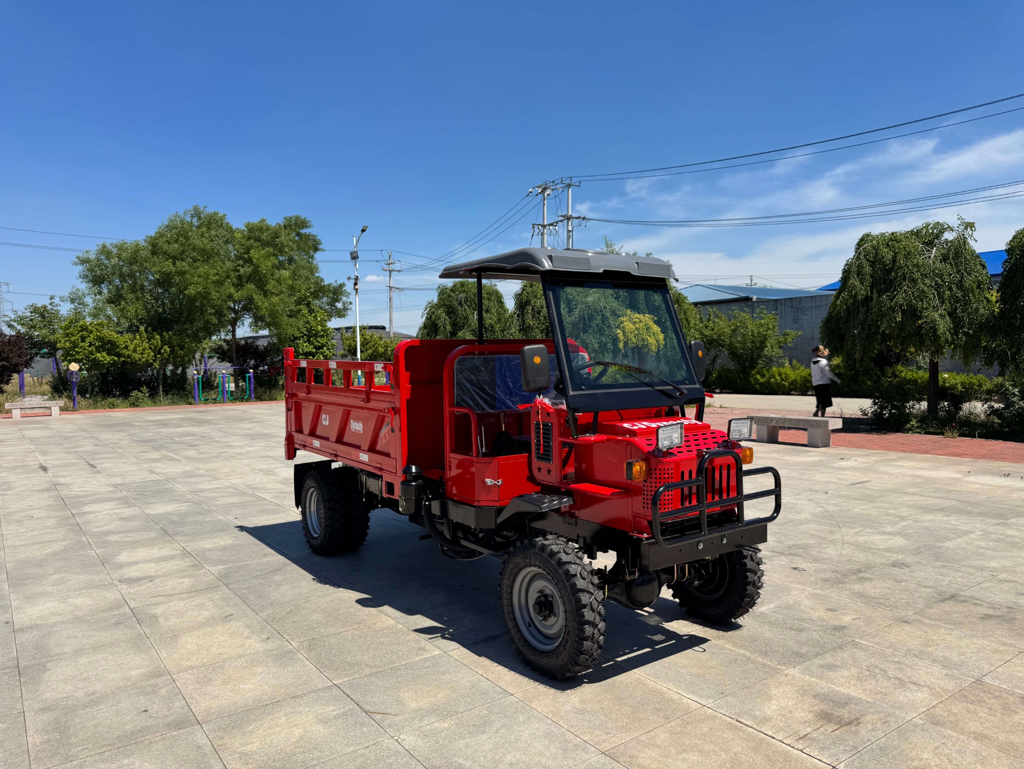 Hot-Selling 25HP Four-Wheel Diesel-Powered All-Terrain Vehicle, Popular ATV with Automatic Transmission in China