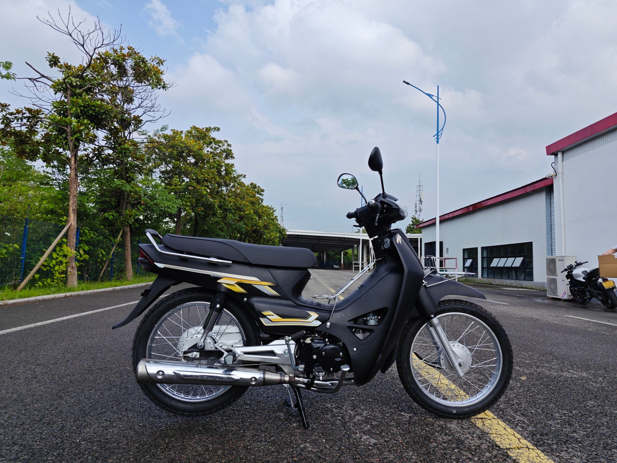 High-Quality Two-Wheeled Lightweight Four-Stroke 110cc Gasoline Motorcycle for Adults