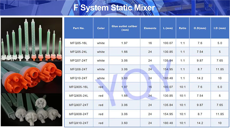 MFQX05-24L epoxy mixing nozzle