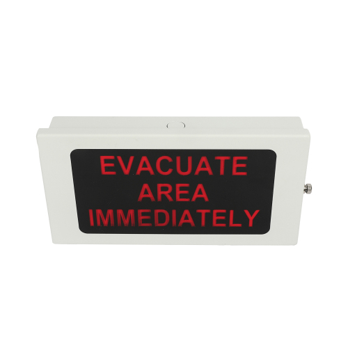 Evacuate Signage