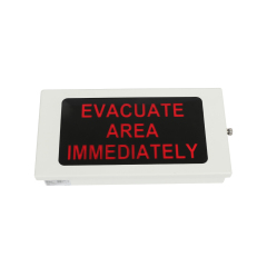 Evacuate Area immediately