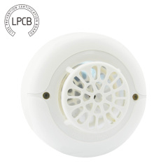 4 wire Conventional fire alarm 60v heat detector with relay