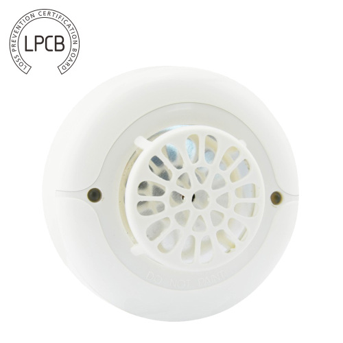 4 wire Conventional fire alarm 60v heat detector with relay