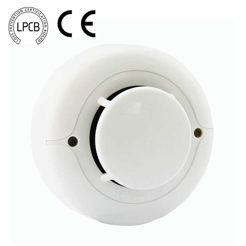 4 wire Conventional fire alarm 48V smoke detector with relay