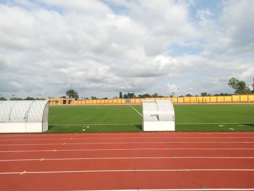 Asenware FP200 addressable fire detection system for Mini stadiums Project in the north of Bénin Republic