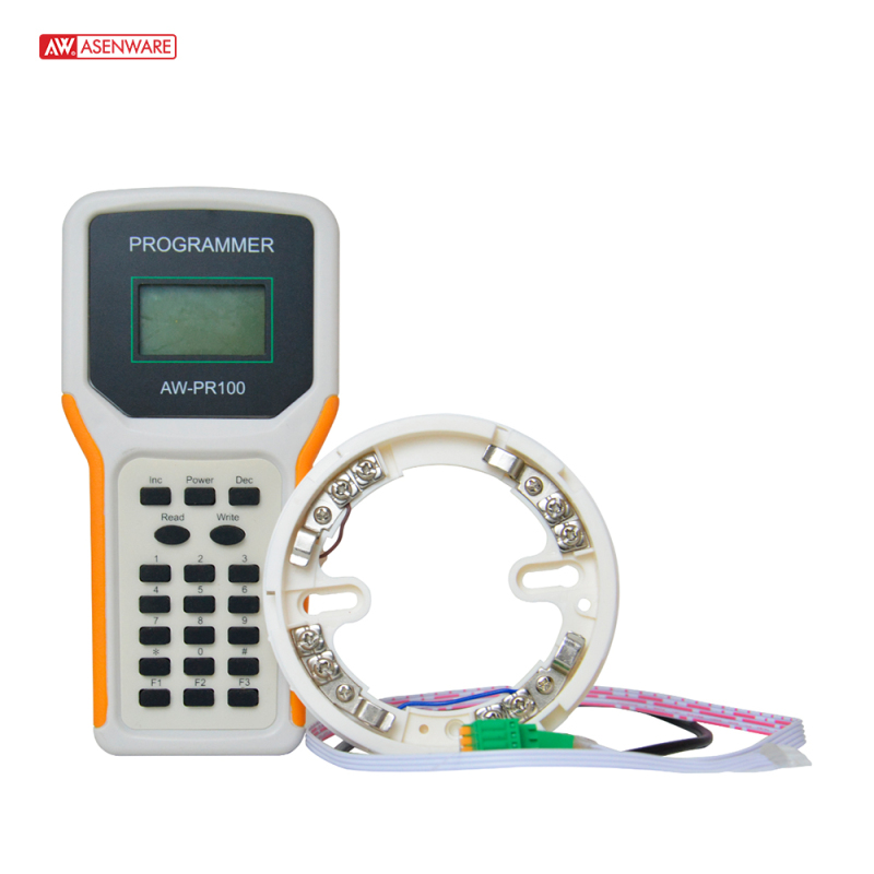Wire and Wireless Programmer for addressable fire alarm systems