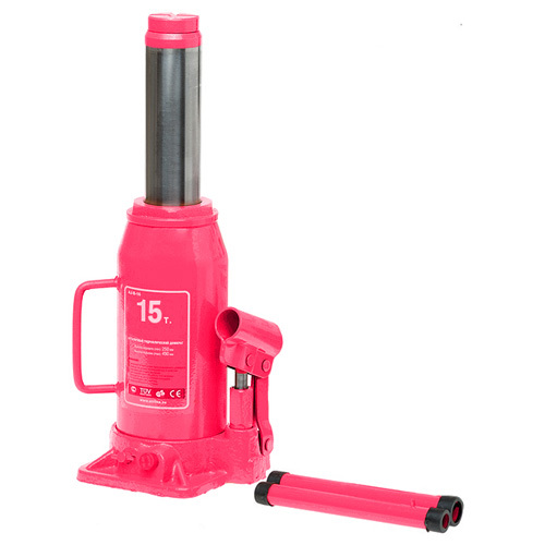 15T bottle jack, hydraulic jack with 15000kg lifting capacity